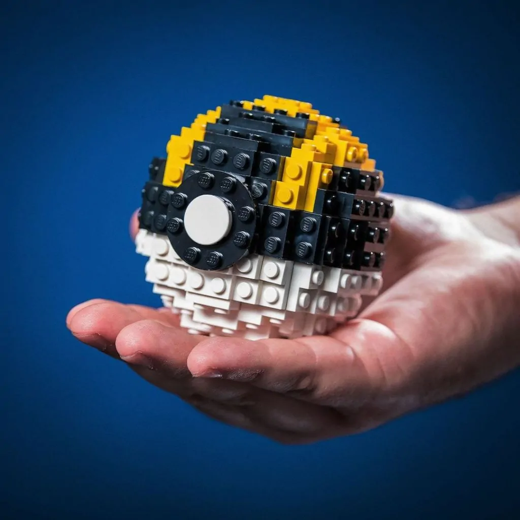 Win lifesized LEGO Pokémon Poké Balls with Bricker Builds
