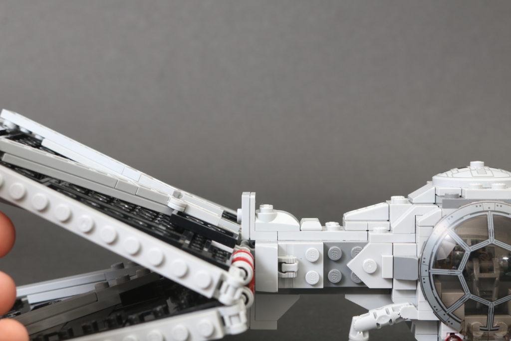 Build a LEGO Mandalorian Outland folding TIE Fighter 37 1