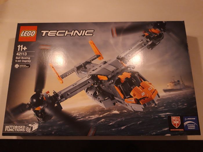 løber tør Motley Berettigelse LEGO Technic 42113 Bell Boeing Osprey på auktion i dag