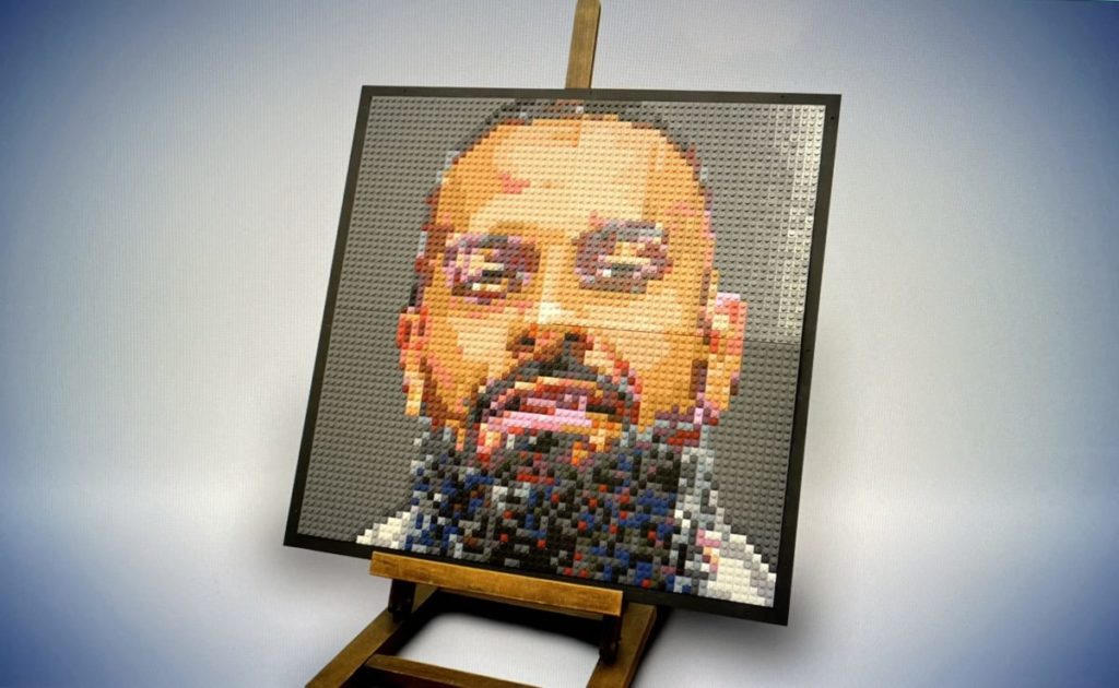 Guz Khan LEGO mosaic edit