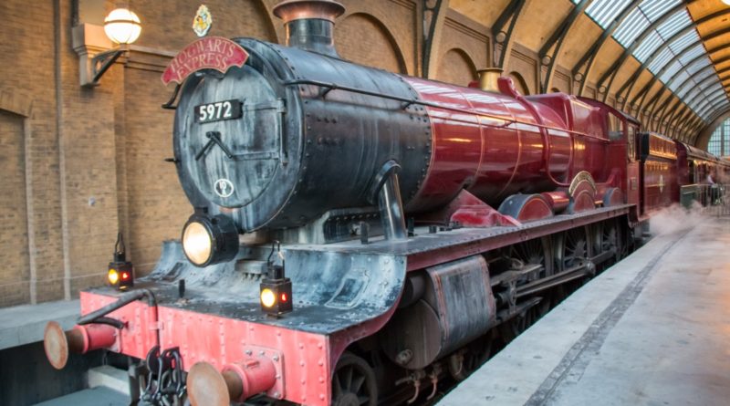 Harry Potter Hogwarts Express Universal Studios Florida in primo piano