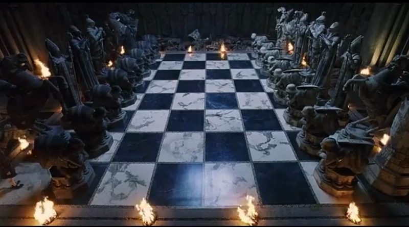 Harry Potter Wizard Chess in primo piano 2