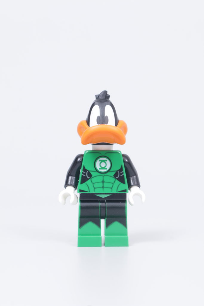 How to build your own LEGO Green Loontern minifigure Daffy Duck Green Lantern 2