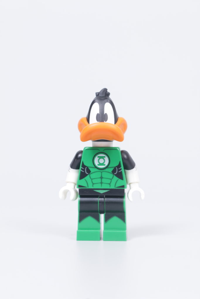 How to build your own LEGO Green Loontern minifigure Daffy Duck Green Lantern 3