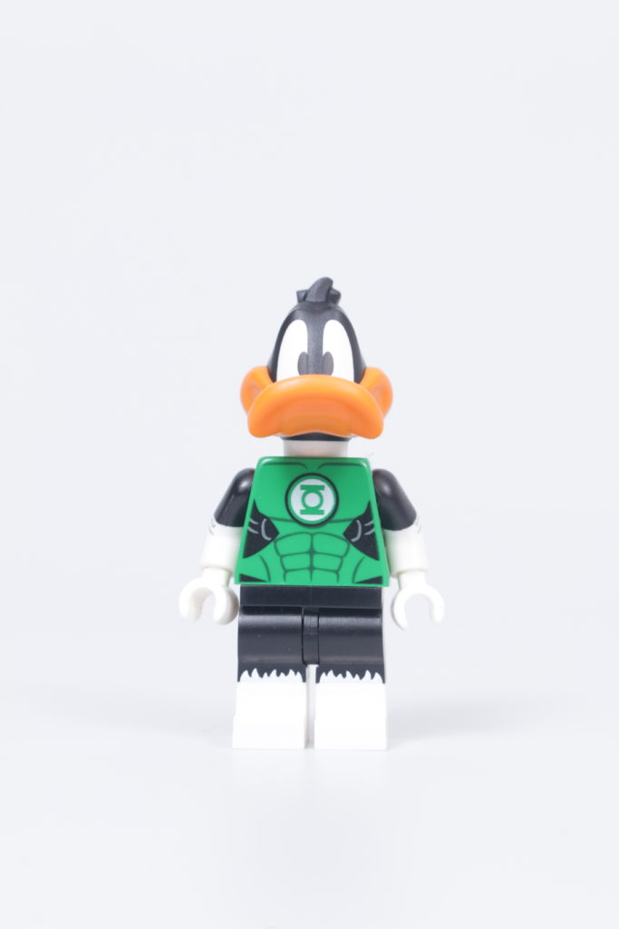 How to build your own LEGO Green Loontern minifigure Daffy Duck Green Lantern 4