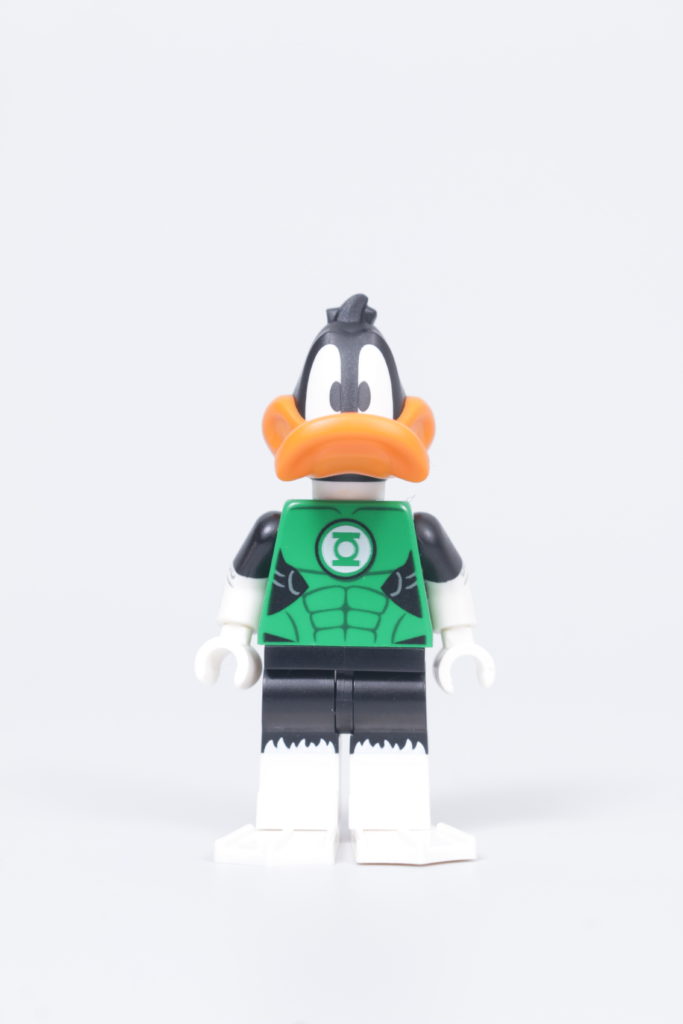 How to build your own LEGO Green Loontern minifigure Daffy Duck Green Lantern 5