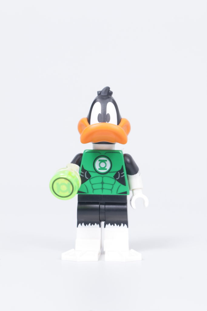 How to build your own LEGO Green Loontern minifigure Daffy Duck Green Lantern 6