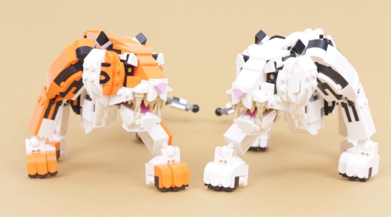 How to recolour LEGO Creator 3 in 1 31129 Majestic Tiger white featured 1