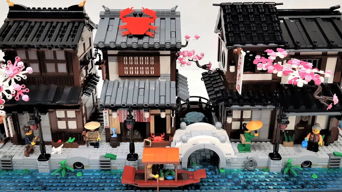 Le village japonais traditionnel débarque en LEGO Ideas étape de