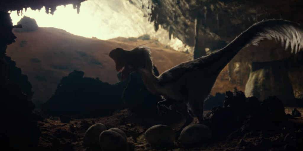 Jurassic World Dominion preview egg eater