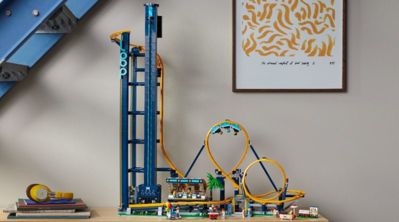 LEGO 10303 Loop Coaster လူနေမှုပုံစံ 1 တွင် အသားပေးထားသည်။