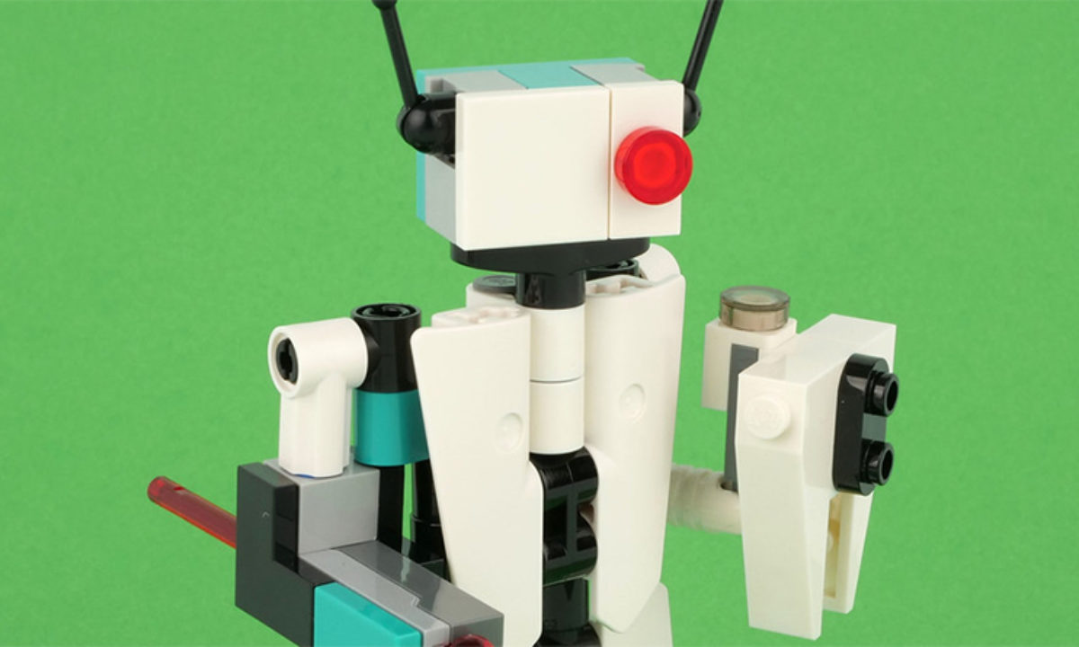 mini robots de lego