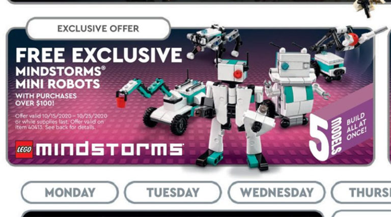 LEGO 40413 MINDSTORMS Mini Robots deal coming soon