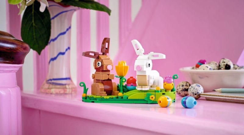 LEGO 40523 Easter Rabbits Display estilo de vida 2 destacados 1