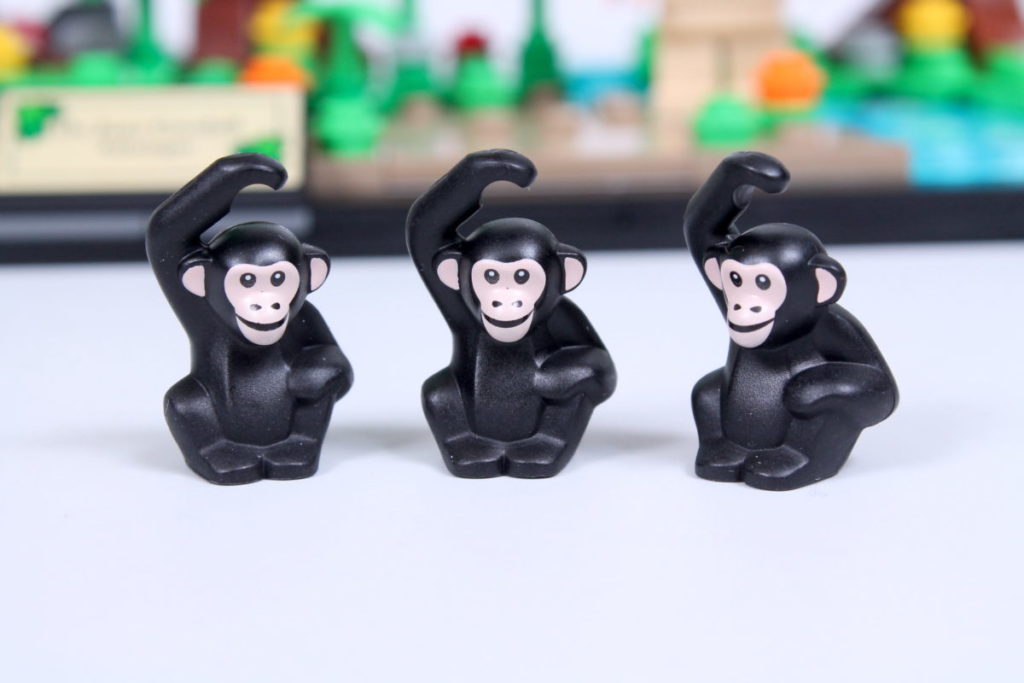 LEGO 40530 Jane Goodall Tribute GWP set review chimps 09