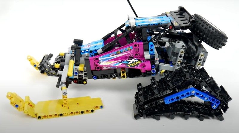 გამოირჩევა LEGO 42124 buggy Technic თოვლის მოდი
