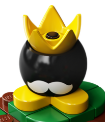 LEGO 71395 Super Mario 64 Question Mark Block king bob omb