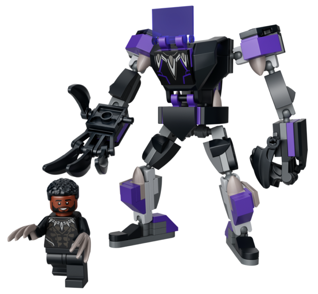 LEGO 76204 Black Panther Mech Armor შიგთავსი