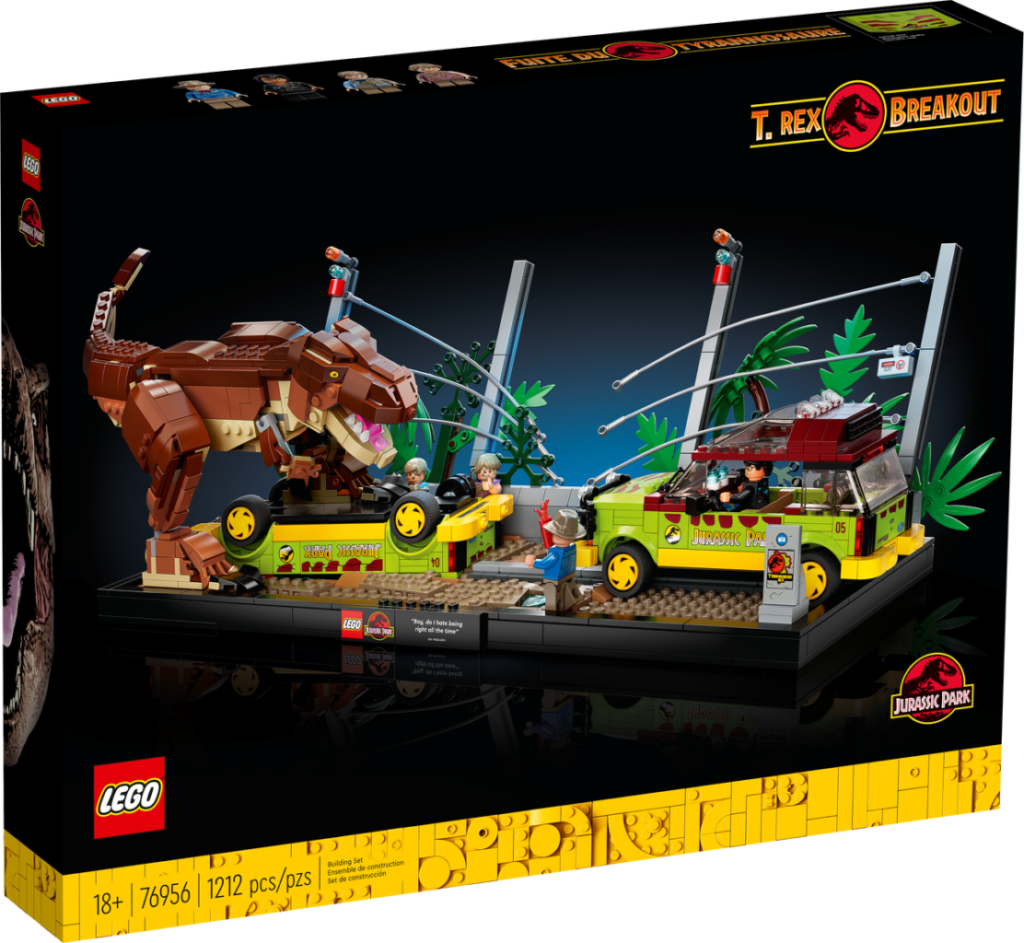 LEGO 76956 Jurassic Park T.Rex Breakout box