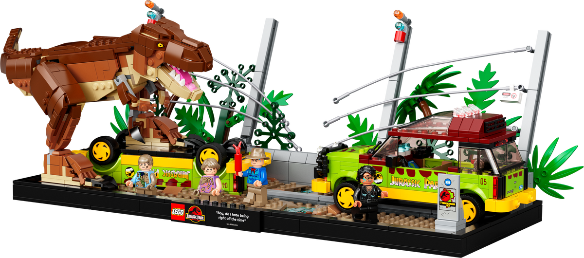 LEGO 76956 Jurassic Park T.Rex Breakout contents