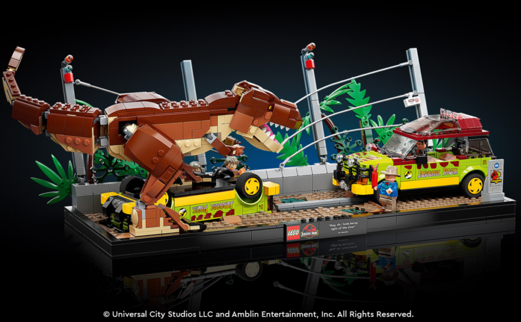 LEGO 76956 Jurassic Park T.Rex Breakout new angle 2