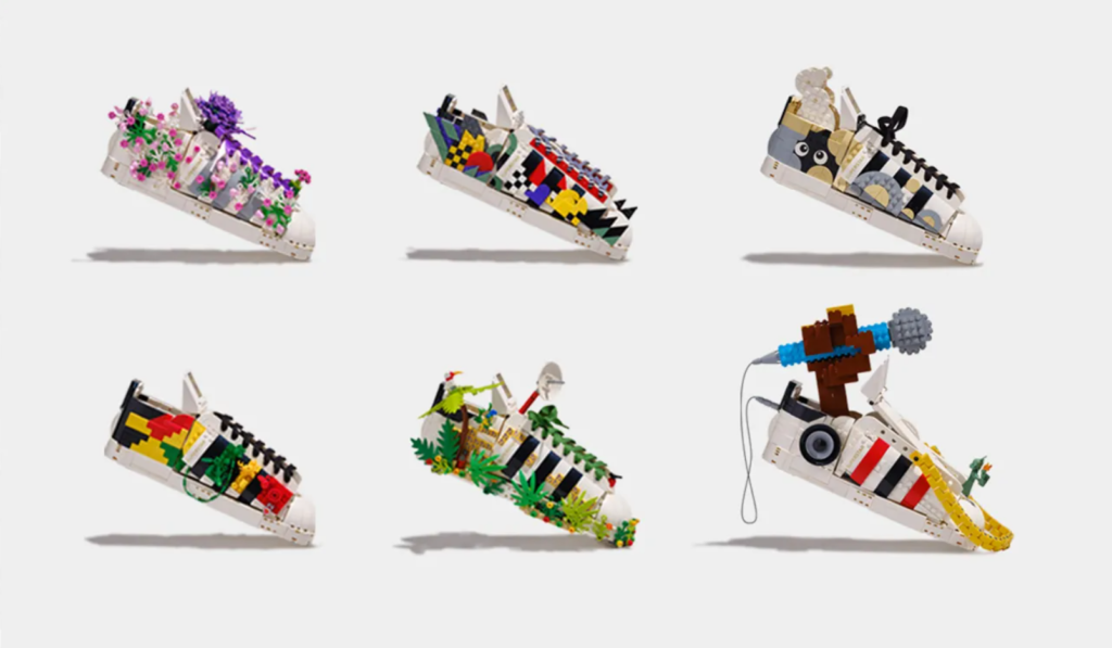 LEGO Adidas 10282 Superstar customised