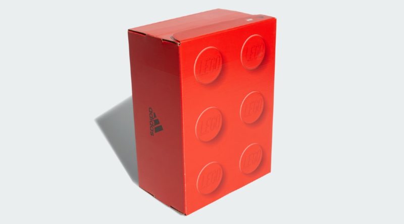Nuova scatola di raccolta LEGO Adidas NBA in primo piano