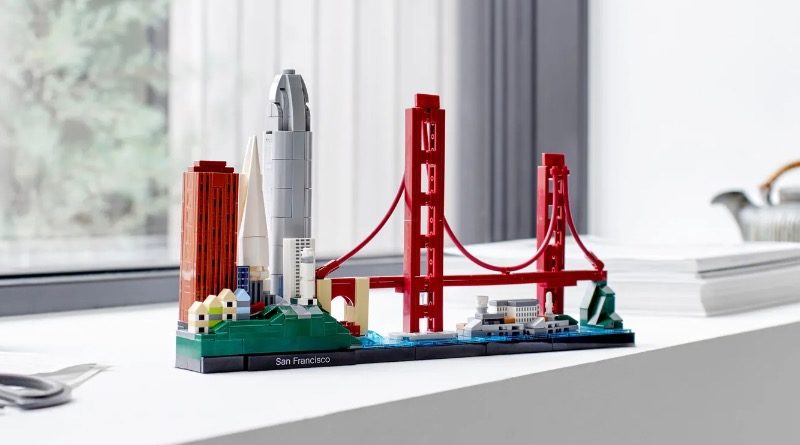 LEGO Architecture 21043 სან – ფრანცისკო გამორჩეულია