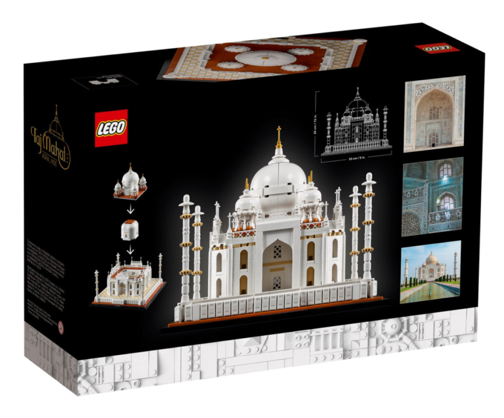 LEGO Architecture 21056 Taj Mahal box back