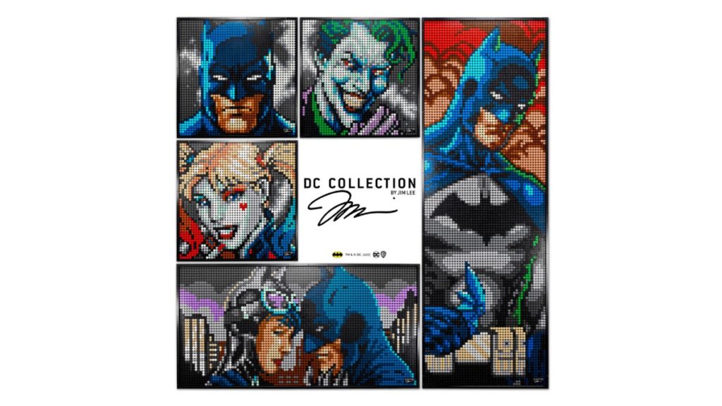 LEGO 31205 Art La Collection Batman De Jim Lee, avec Le Joker ou