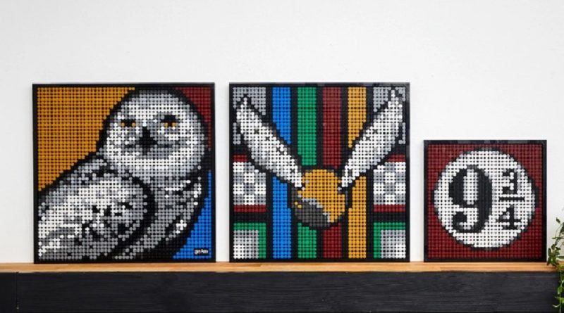 LEGO Art Instrucciones alternativas de Harry Potter redimensionadas destacadas