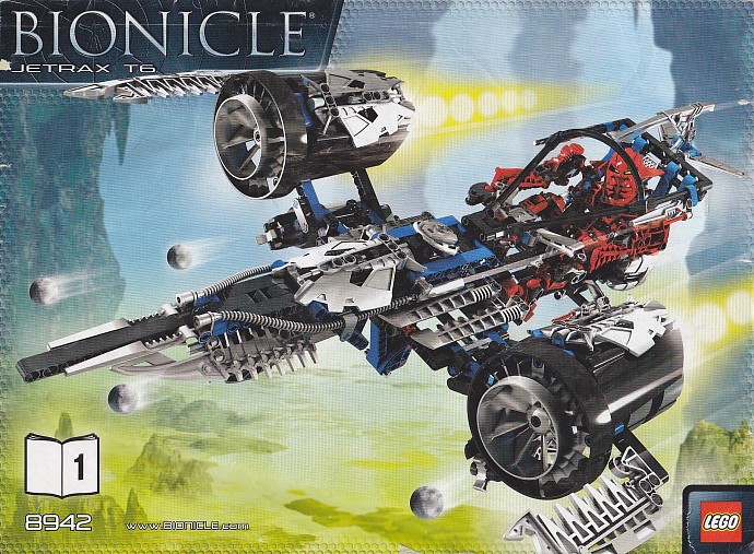 LEGO BIONICLE 8942 Jetrax T6 blue