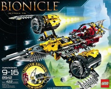 LEGO BIONICLE 8942 Jetrax T6 yellow