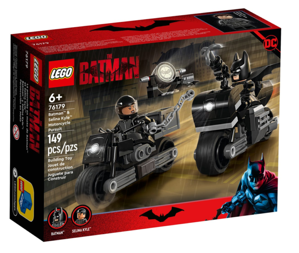 LEGO Batman 76179 Batman Selina Kyle Motorcycle Pursuit box 1