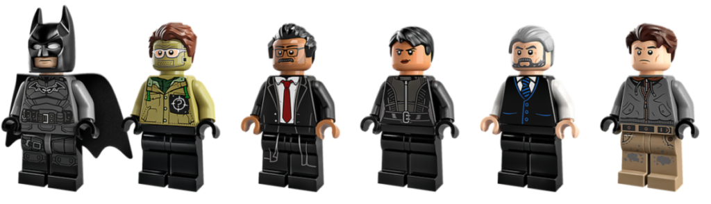 LEGO Batman 76183 Batcave The Riddler Face off minifigures 1