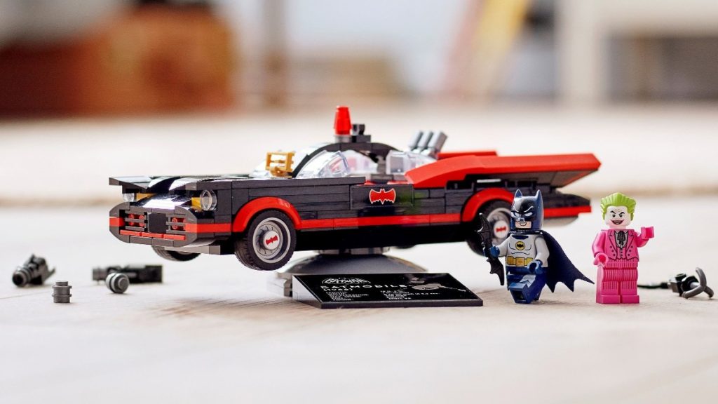LEGO Batman 76188 Batman Classic ნაჩვენებია სერიალი Batmobile ცხოვრების წესი