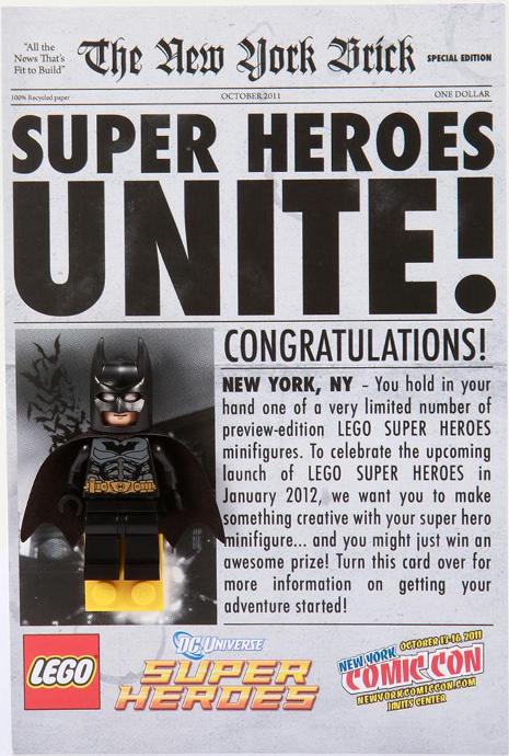 LEGO Batman ბნელი რაინდი ნიუ იორკის კომიქსი 2011 წ