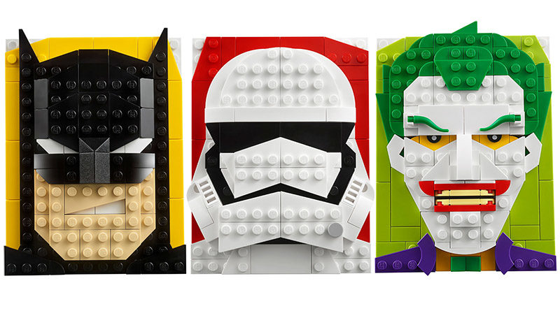 LEGO Brick Sketches three featured