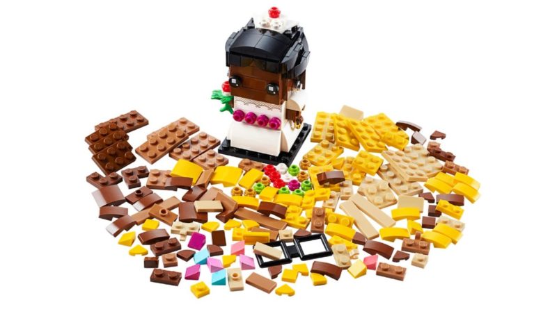 LEGO BrickHeadz 40383 Matrimonio Sposa in primo piano