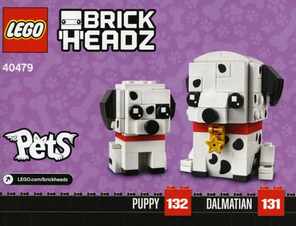 LEGO BrickHeadz 40479 Dalmatians 1