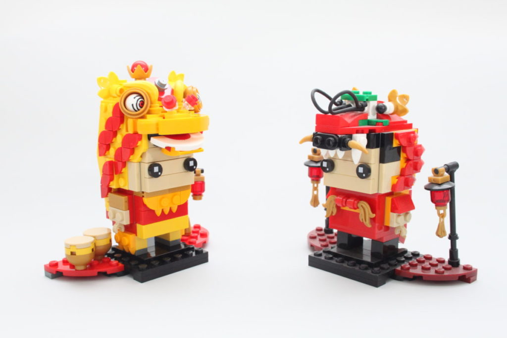LEGO BrickHeadz 40540 Lion Dance Guy review 14