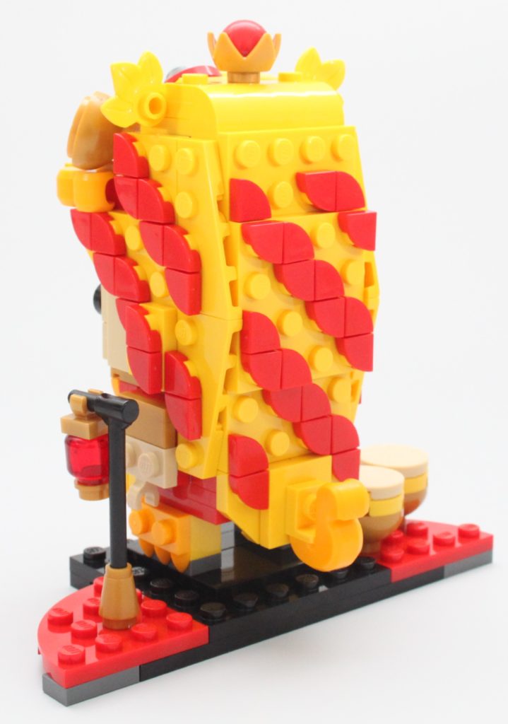 LEGO BrickHeadz 40540 Lion Dance Guy review back 2