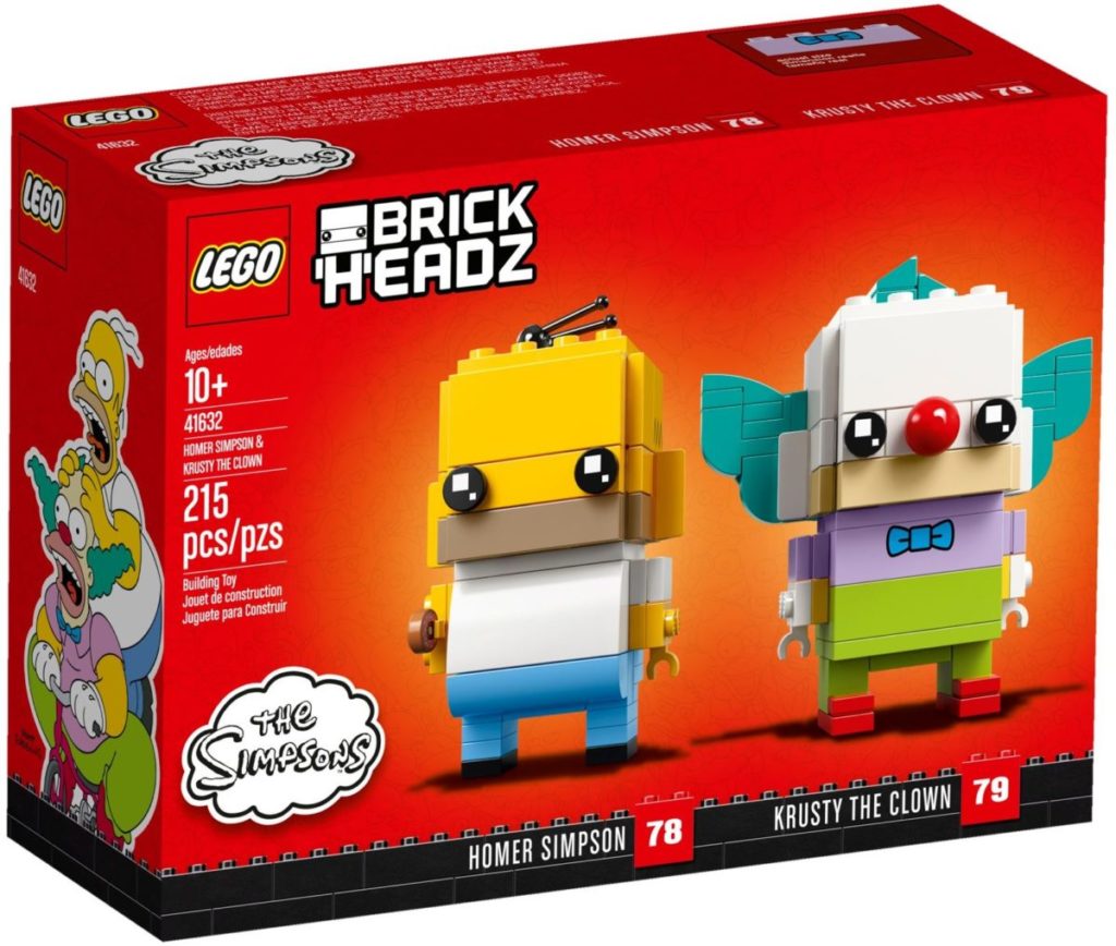 LEGO BrickHeadz 41632 ჰომეროსი სიმპსონ კრუსტი კლოუნი