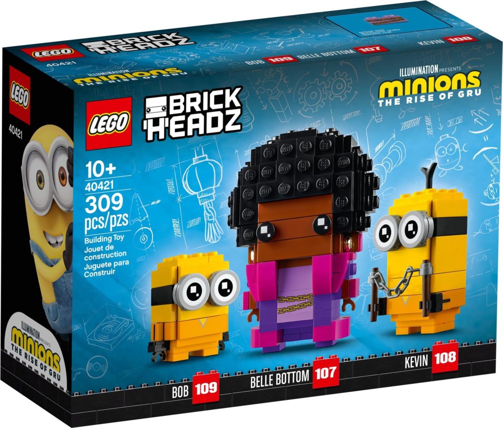 LEGO BrickHeadz Minions 40421 Belle Bottom Bob and Kevin 2