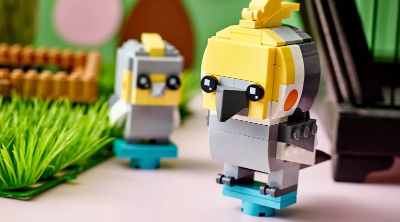 LEGO BrickHeadz Pets 40481 Cockatiel featured