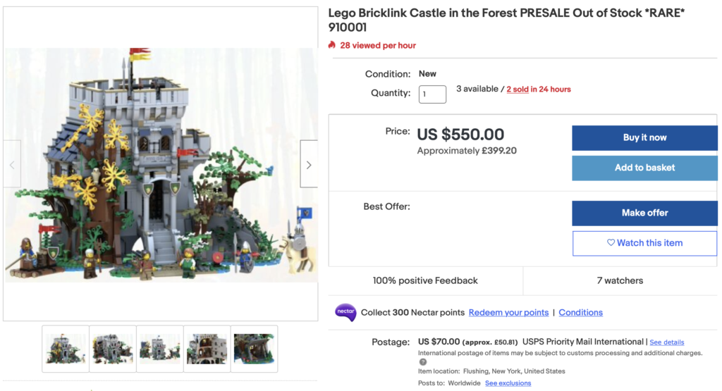 LEGO BrickLink Designer Program The Castle in the Forest eBay 2 1
