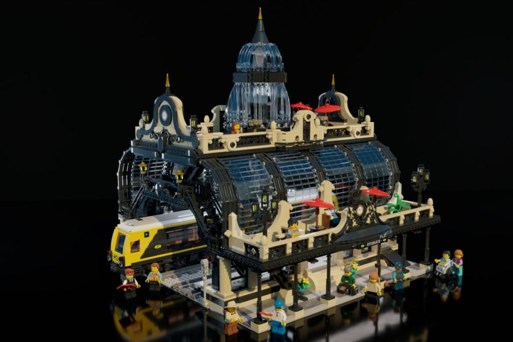 LEGO BrickLink Designer Program Train Station Studgate