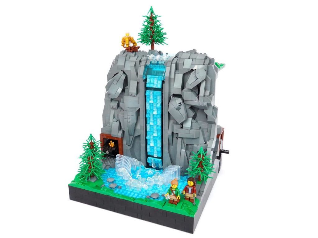 LEGO BrickLink Designer Program Working Waterfall