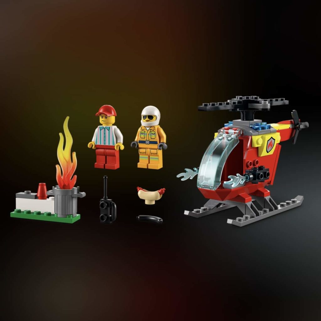 LEGO CITY 60318 Fire Helicopter 3