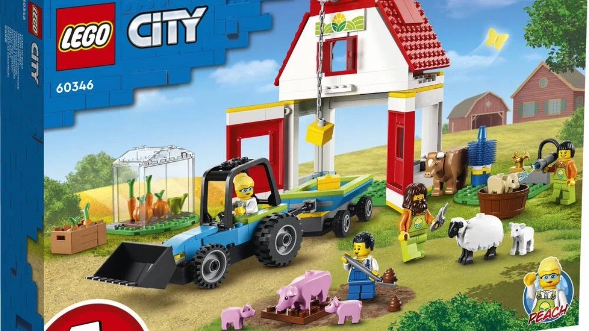 2x Lego city animal hens for the farm 